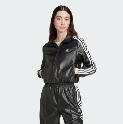 Adidas Originals Firebird Pleather Track Top For Women IY7273 | eBay
