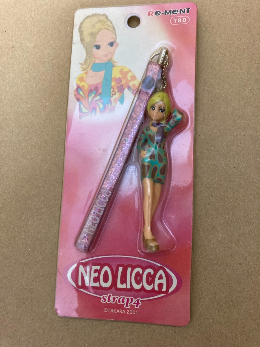 TAKARA Neo Licca Strap 4 Retro Keychain Re-Ment Licca-chan Neo