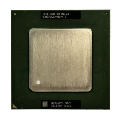 Intel Celeron 1.2 GHz SL656 256 KB 100 Mhz Single Core Socket 370