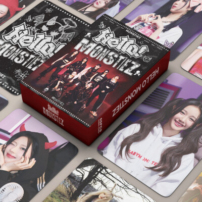 55pcs Set BABYMONSTER FANCLUB HELLO MONSTIEZ Lomo Cards Collective