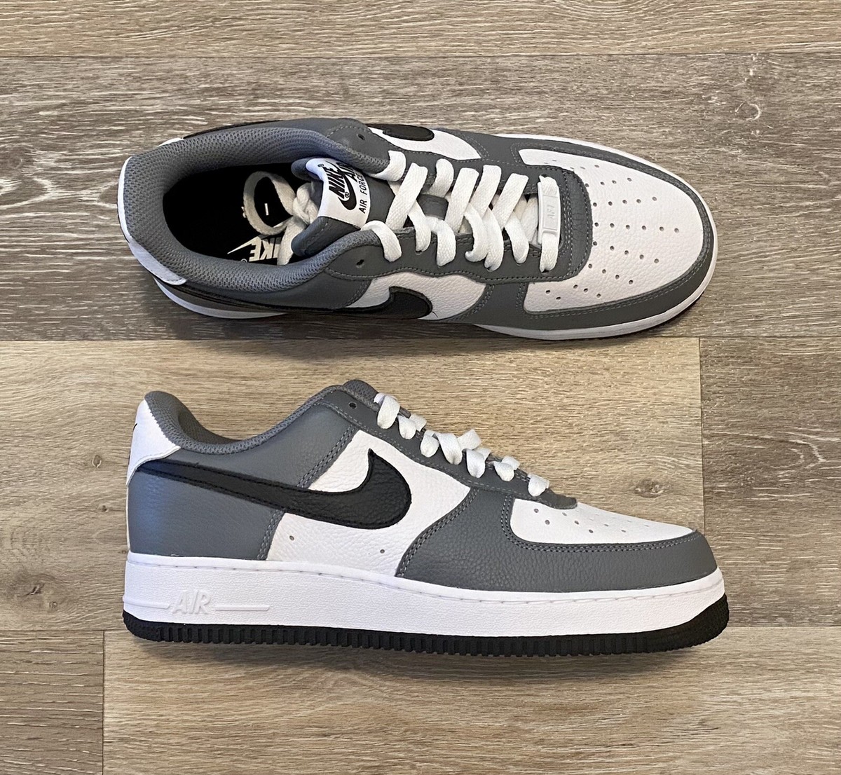 Nike ID Air Force 1 Low 'Nike By You' Grey Black DN4162-991 Men's