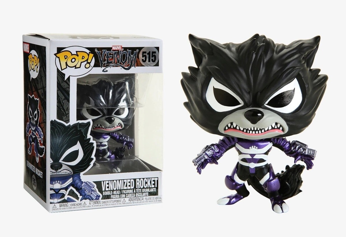 Marvel Comic Venom Venomized Rocket Raccoon Vinyl POP Toy #515