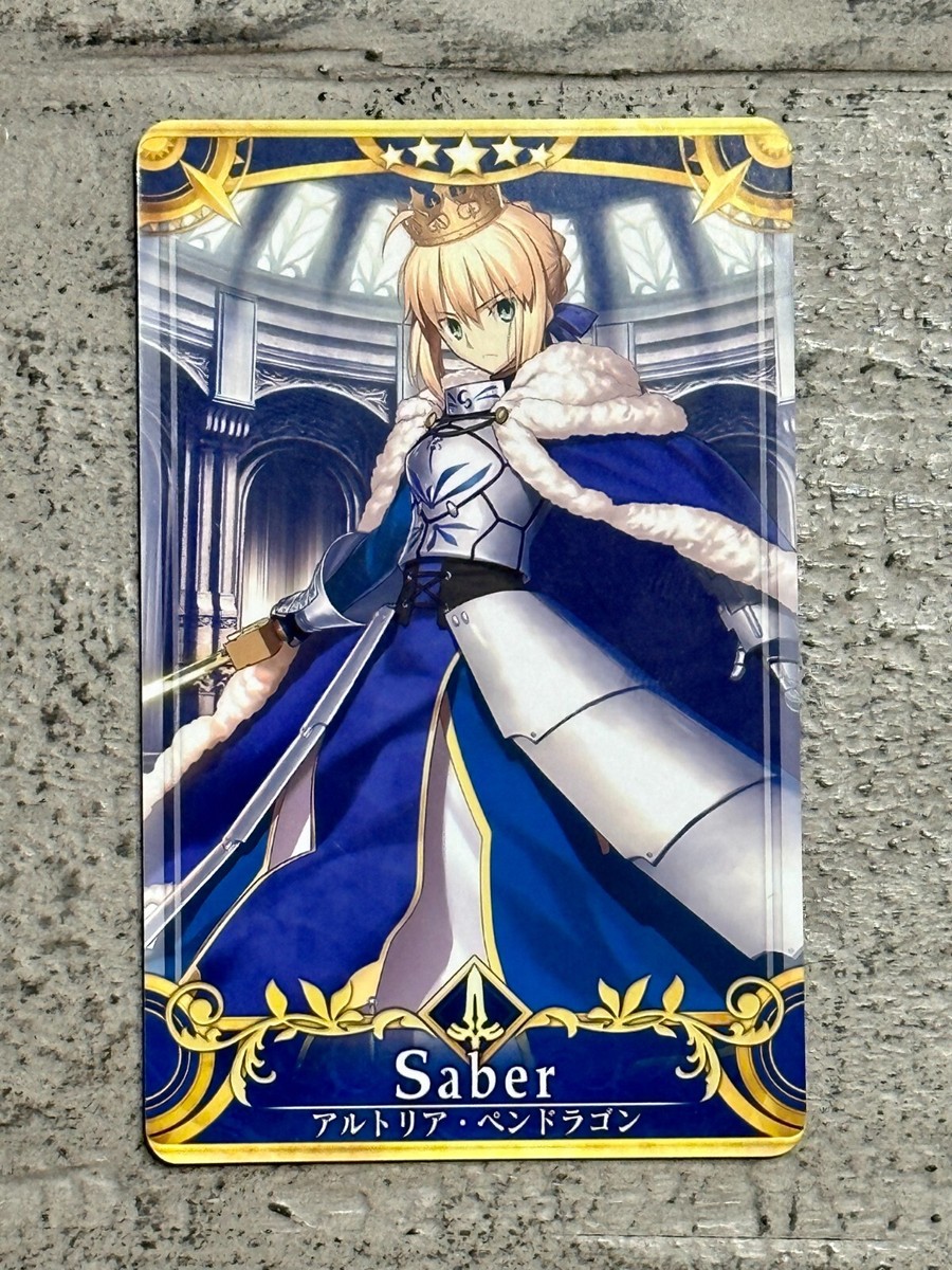 Fate Grand Order Zero FGO Arcade Saber Altria Pendragon Artoria Th