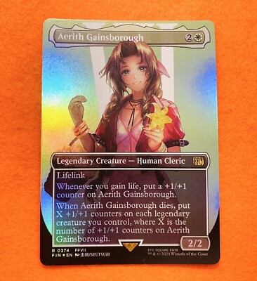FOIL] Aerith Gainsborough Full Art MTG Final Fantasy VII EN FIN