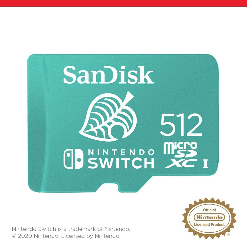 SanDisk Nintendo Switch 1TB 512GB 256GB 128GB 64G Micro SD Card