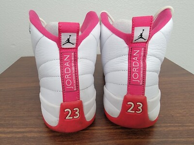 Nike Air Jordan AJ12 Vivid Pink Metallic Silver Shoes 510815-109