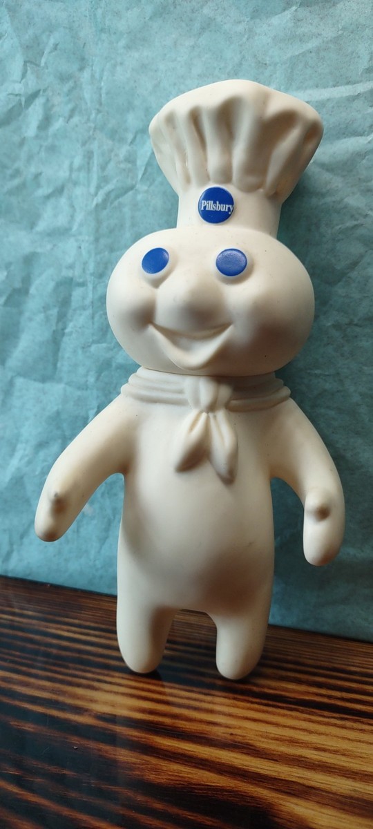 Vintage Pillsbury Dough Boy (1995) 7 inch Vinyl Figure Doughboy