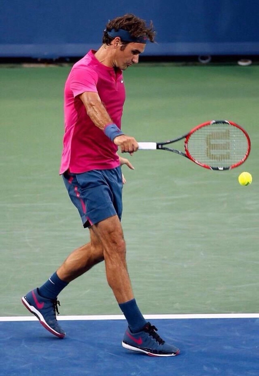 Roger Federer Nike 2015 W&S Open Cincinnati Shorts size:M | eBay