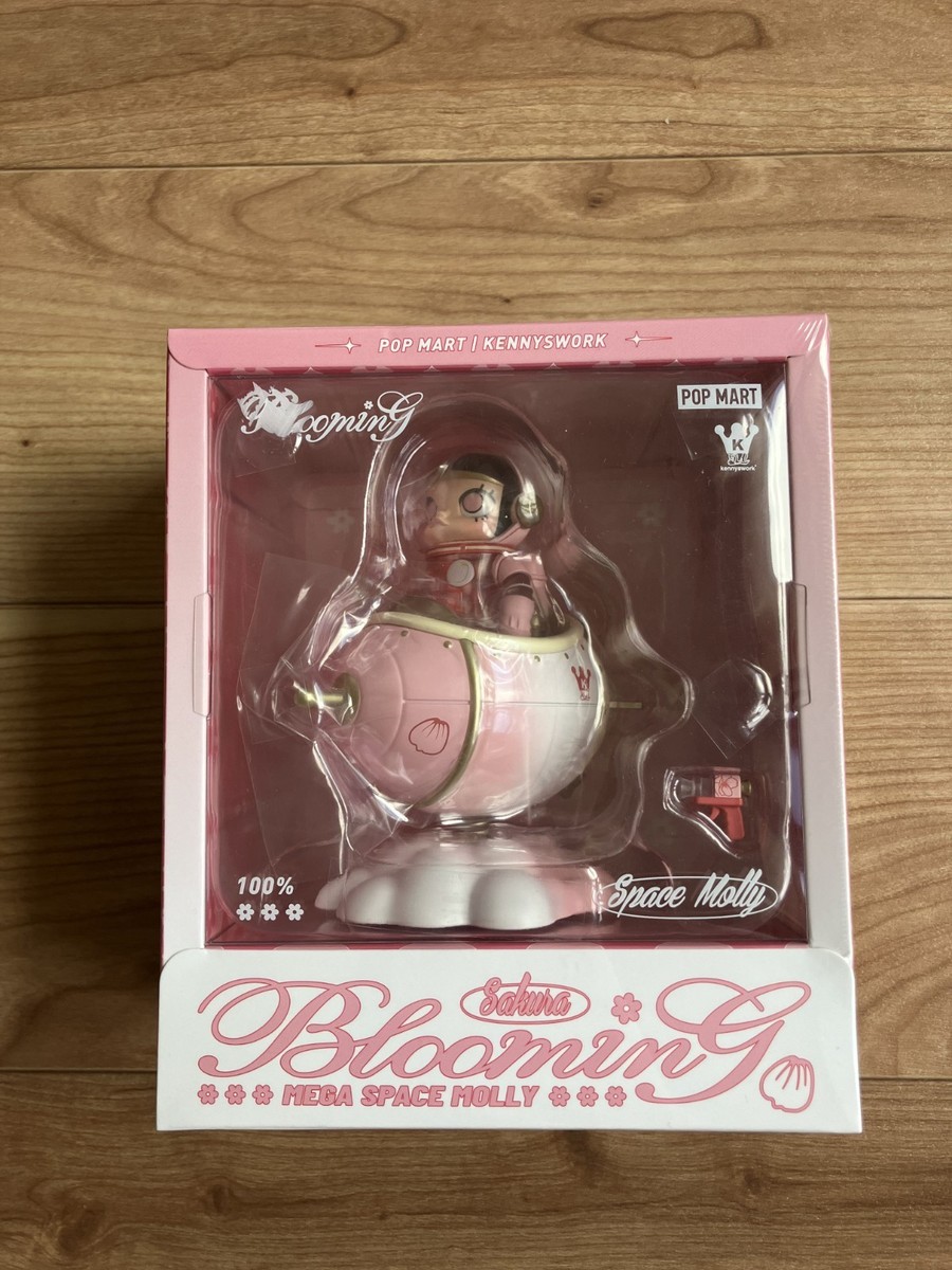 POP MART MEGA SPACE MOLLY 100% Blooming-Sakura H110mm JAPAN