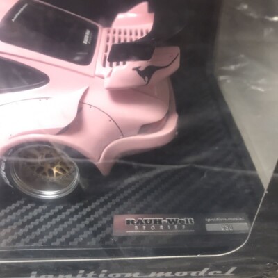 1/18 Ignition Model Porsche RWB 930 Pink Rauh-Welt Begriff w/ Box
