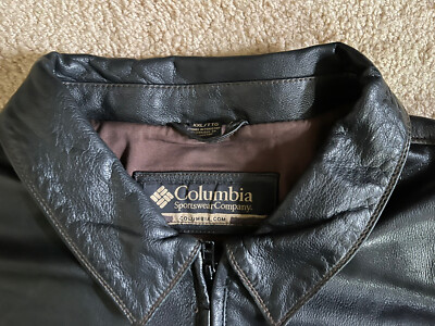 Columbia Sportwear Leather Jacket Size XXL | eBay
