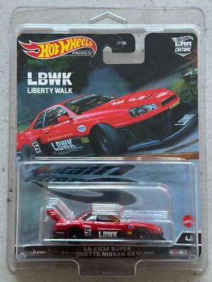 Hot Wheels Premium LB-ER34 SUPER SILHOUETTE NISSAN SKYLINE R34