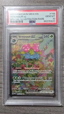 Venusaur EX (SIR) #198/165 PSA 10 Gem Mint Scarlet & Violet 151