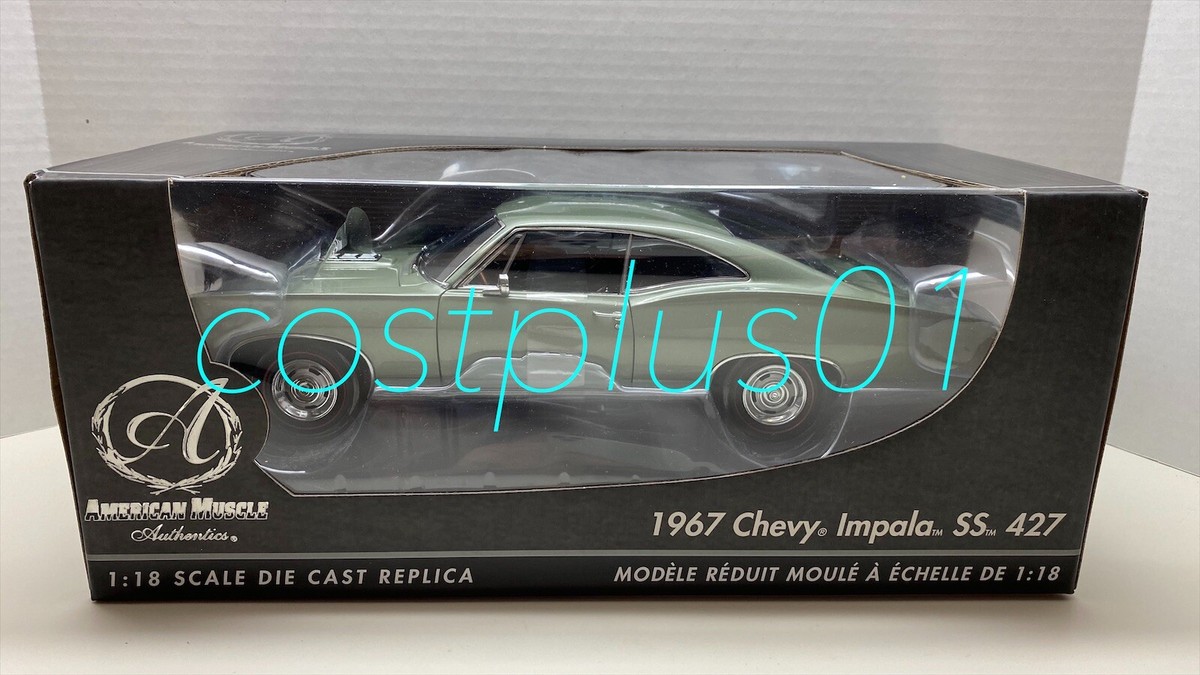 ERTL AMERICAN MUSCLE AUTHENTICS 1967 IMPALA SS 1:18 GREEN | eBay