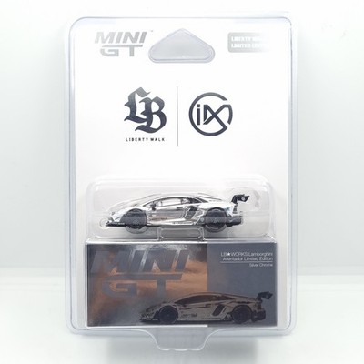 MINI GT LB WORKS LAMBORGHINI AVENTADOR LBWK CHROME IMX 2025