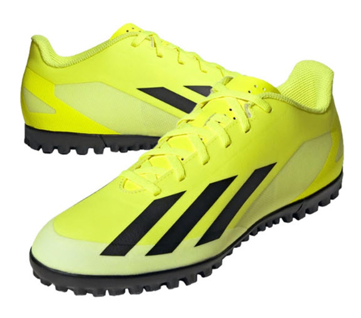 Adidas Men X Crazy Fast Club TF Cleats Futsal Yellow Soccer Spike