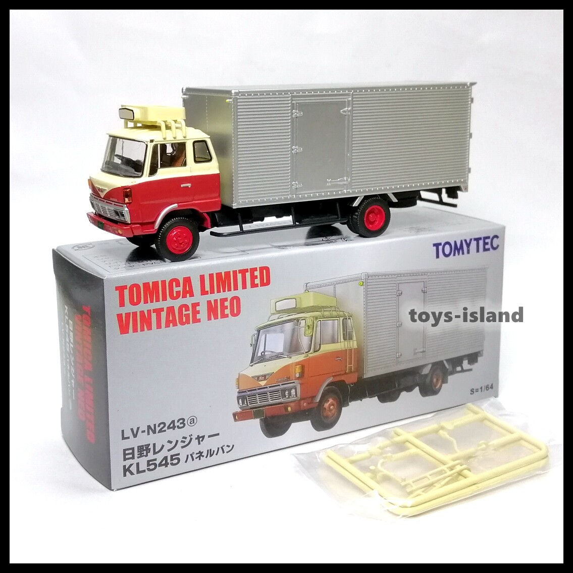 Tomica Limited Vintage NEO LV-N243a Hino Ranger KL545 Panel Van 1