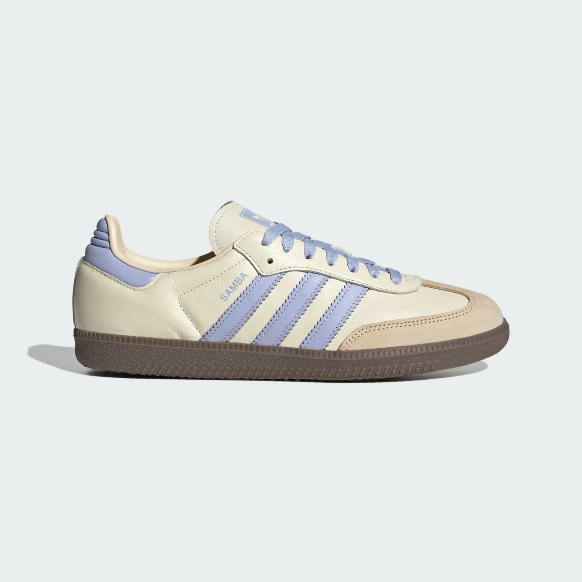 Adidas Samba OG Cream White Violet JI2678 Womens New | eBay