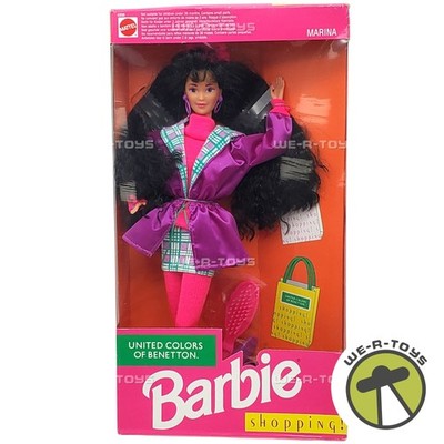 Barbie 1991 Rare United Colors Of Benetton Marina Shopping Doll