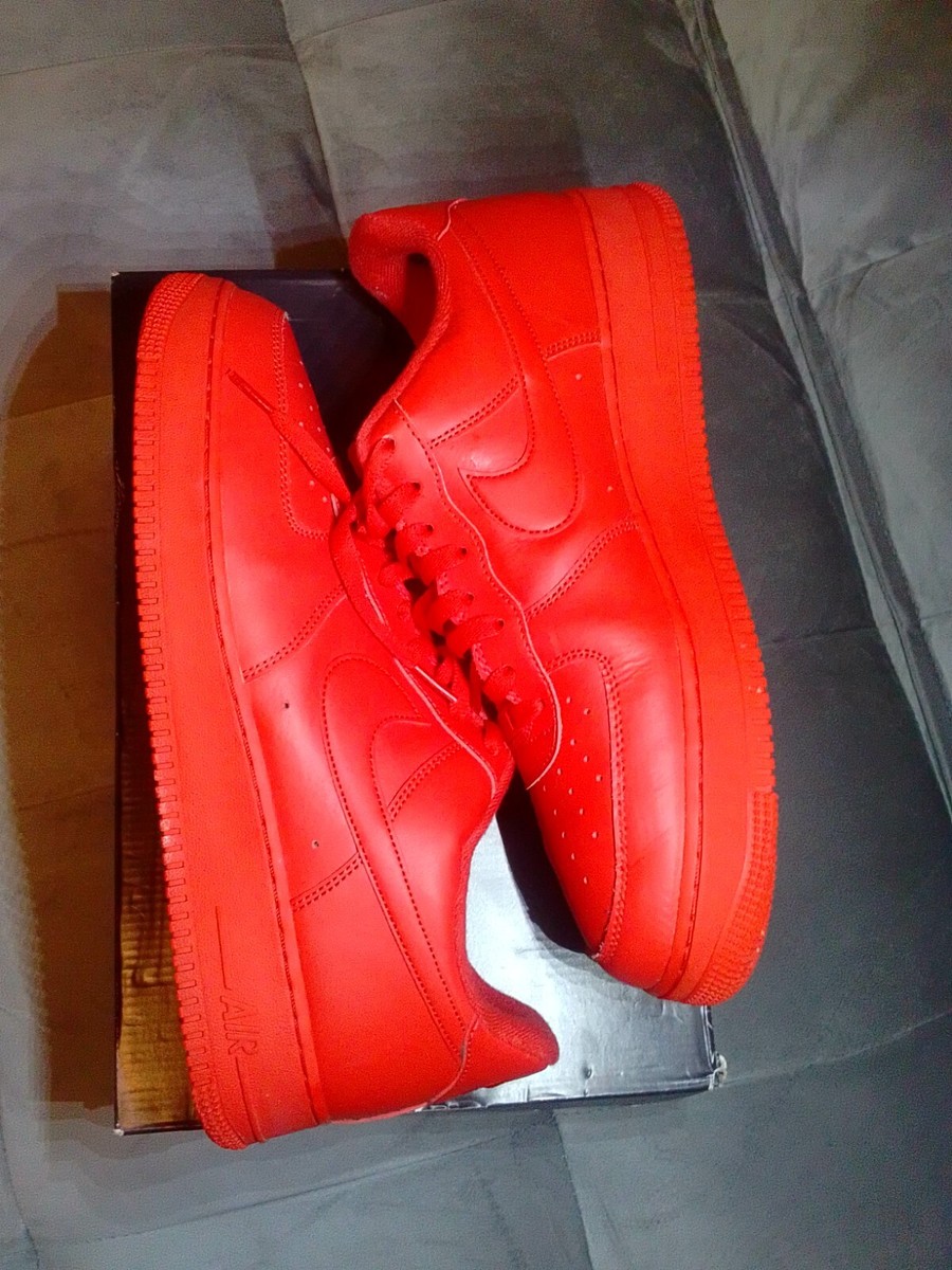 Size 13 Nike Air Force 1 Low Triple Red refurbished | eBay