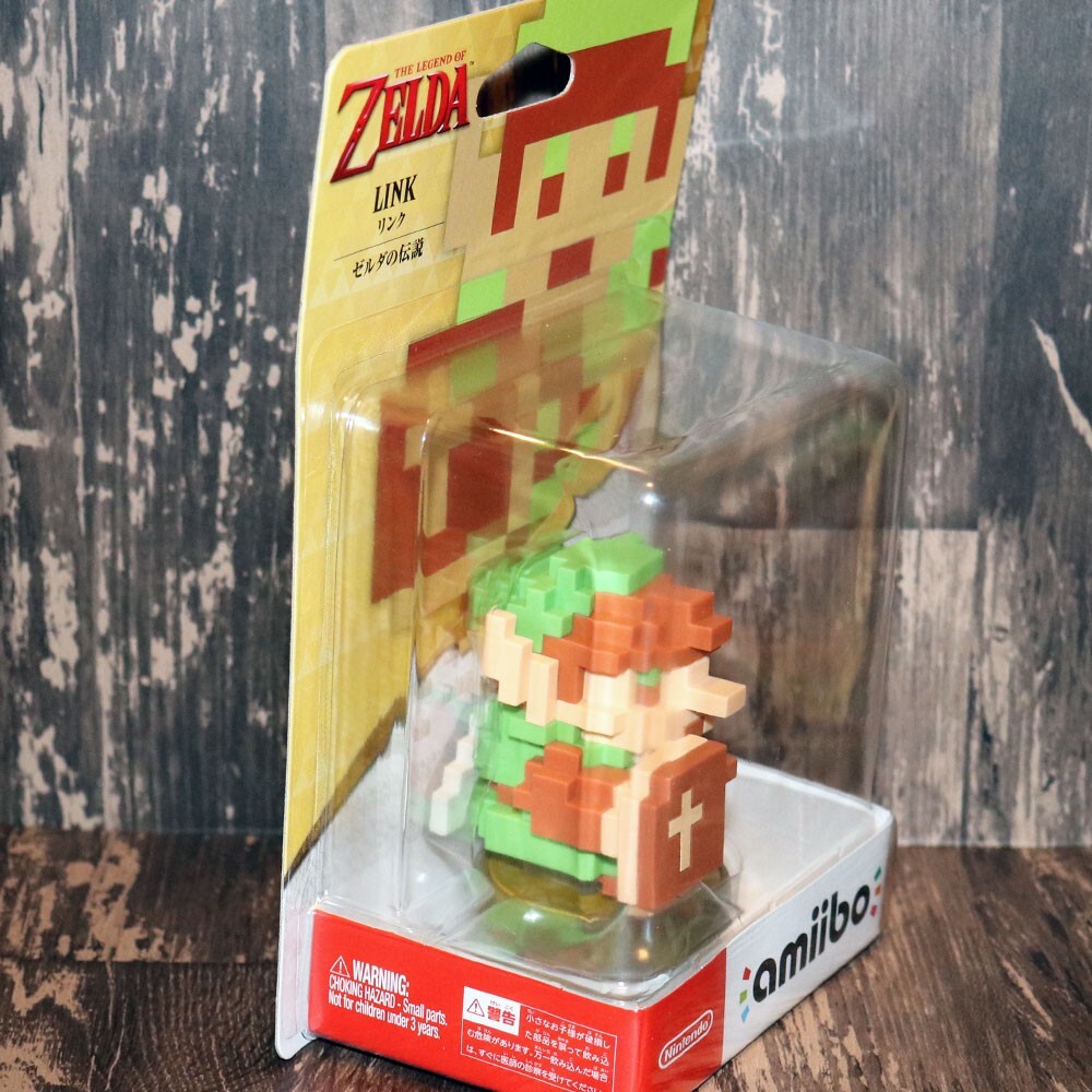 The Legend of Zelda 8 Bit Link Amiibo Figure Nintendo Switch