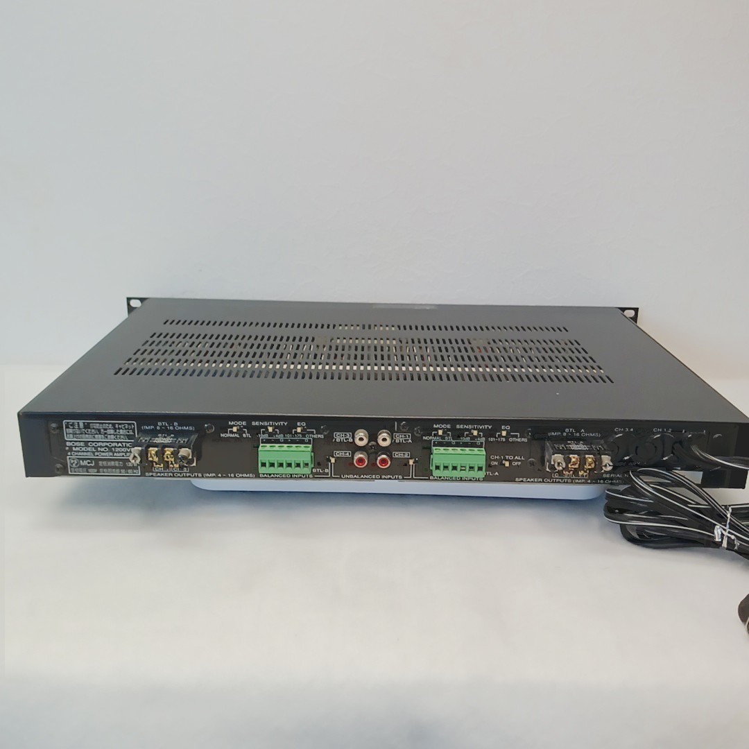 Bose 1200 VI Professional Power Amplifier 4 Channel 1U Rack Mount