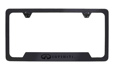Infiniti License Plate Frame Matte Black | Genuine OEM | INA618KUF