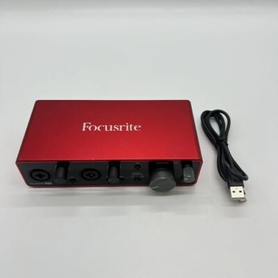 Focusrite Scarlett 2i2 3rd Gen USB Audio Interface with Pro Tools