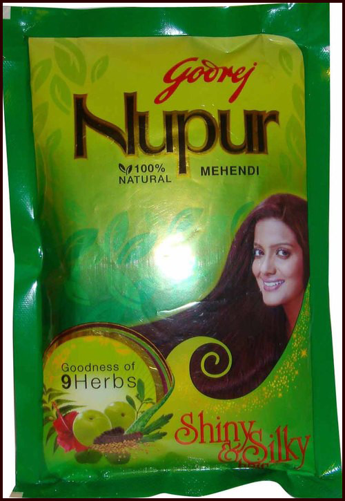 100%pure Godrej Nupur Mehendi Powder for hair dye & hair color
