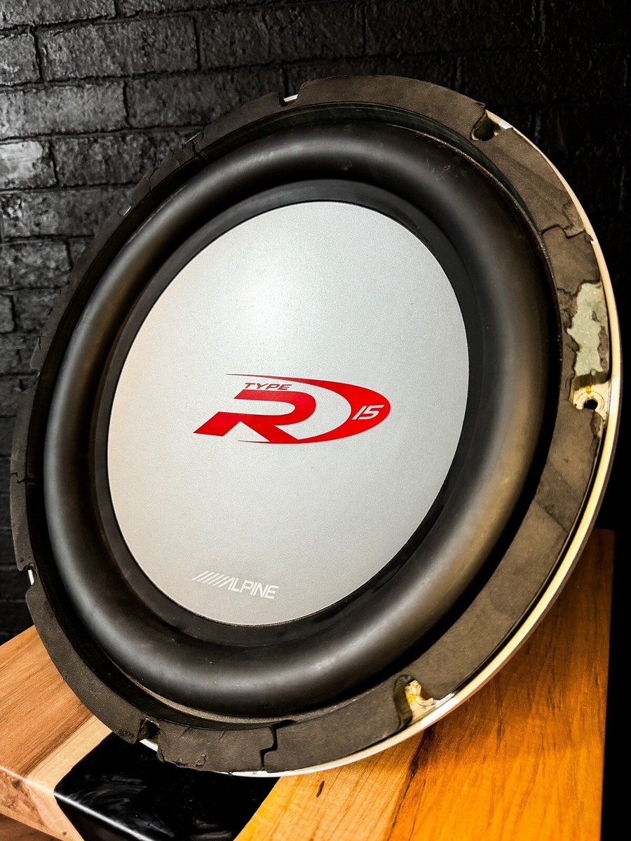 Alpine Swr-1541d Subwoofer ~ Old School ~ Great Condition!~ FREE