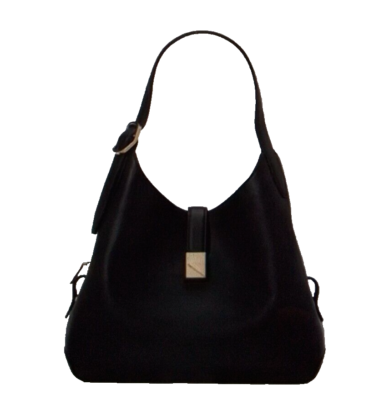 New Kate Spade New York Deco Medium Crossbody Tote Black Pebbled