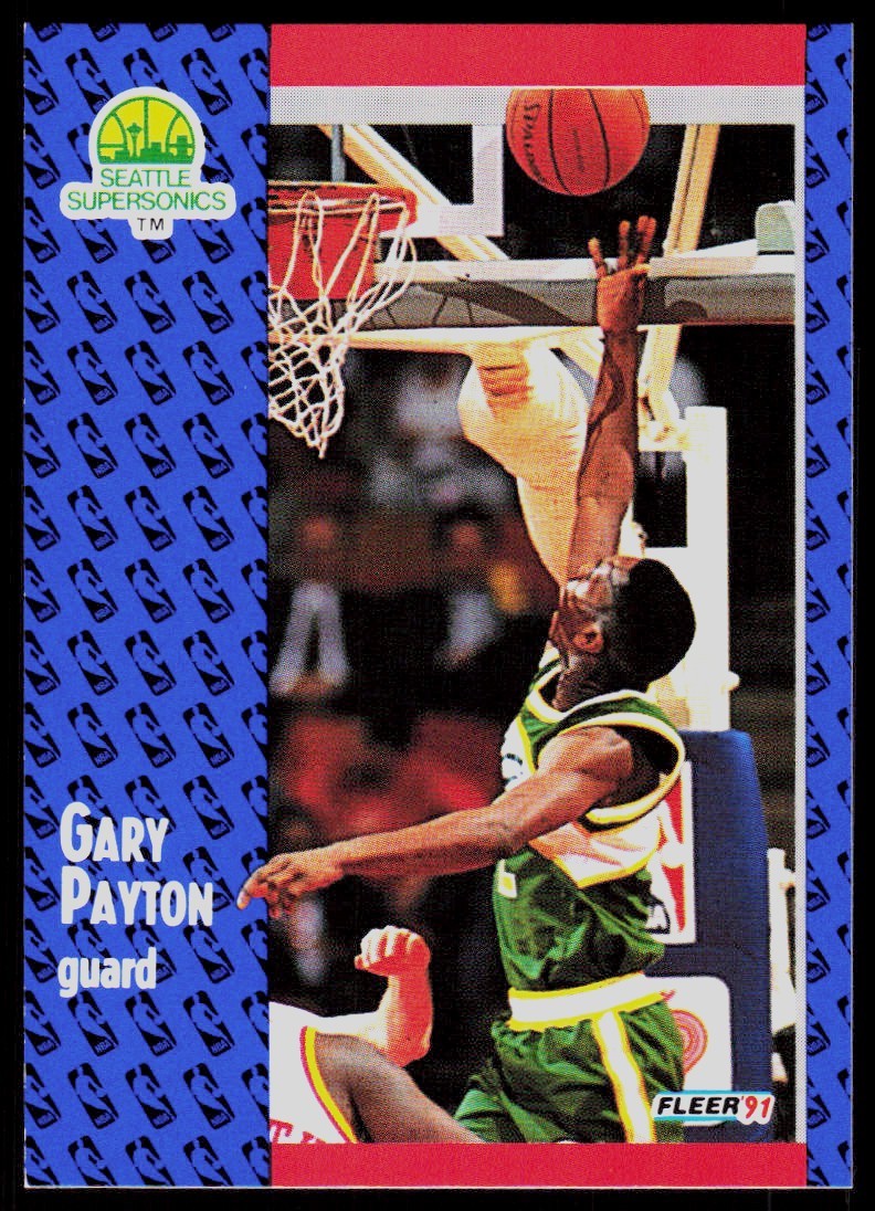 GARY PAYTON 1991-92 FLEER #194 HOF SEATTLE SUPERSONICS | eBay