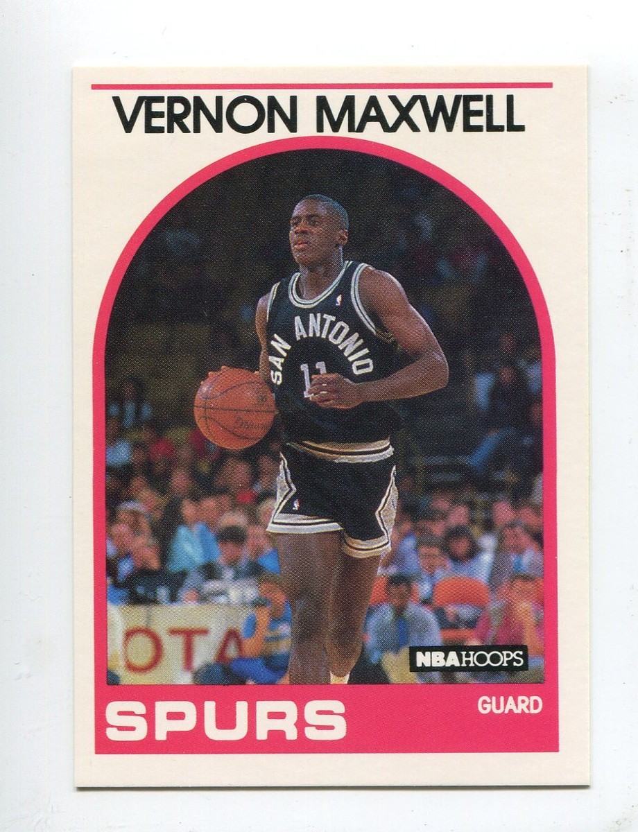 1989-90 Hoops #271 Vernon Maxwell San Antonio Spurs Rookie | eBay