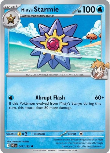 Staryu and Starmie 64/102 65/102 SHADOWLESS 1999 Pokemon Base Set