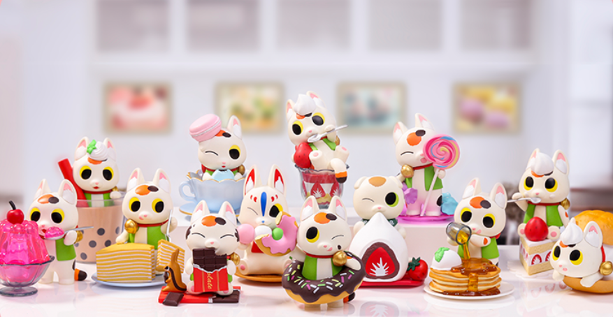 POP MART X Konatsuya Konatsu Can Neko Friends Sweet Dessert Series