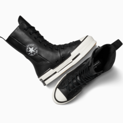 Converse Chuck 70 Plus X-HI Leather 'Black' - A08340C