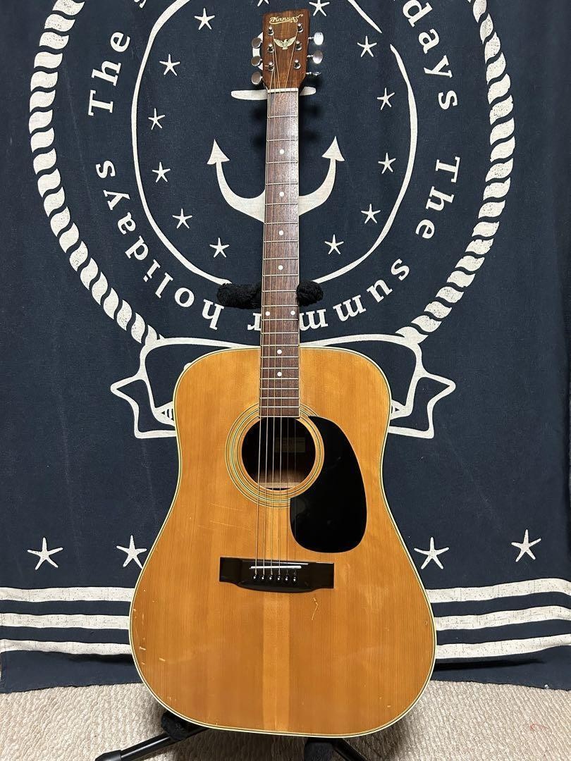 Acoustic Guitar Kiso Suzuki by Kansas KW150 Natural 70s Japan
