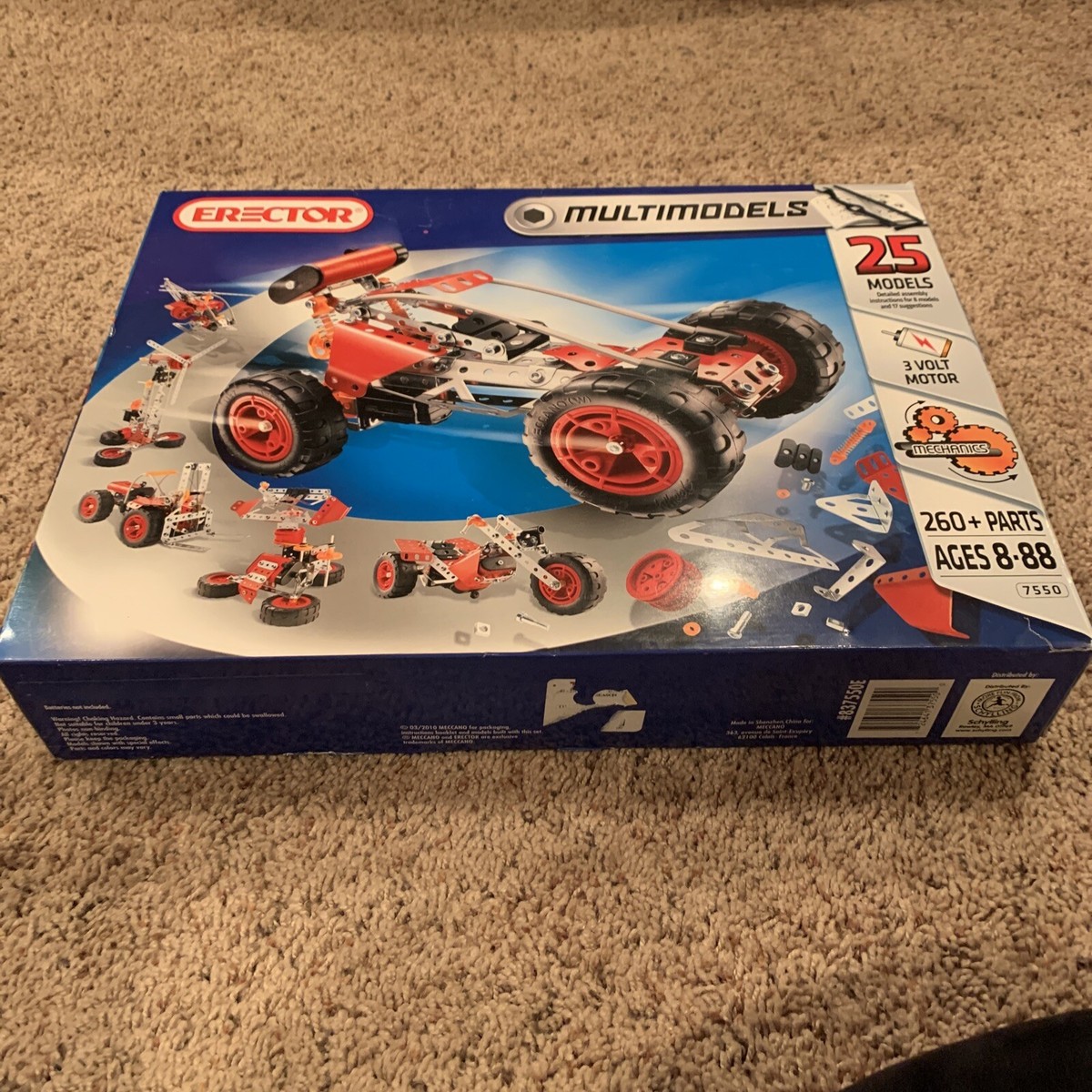 Vintage 2010 Erector MultiModels Set 25 Models 260+ Parts #7550 | eBay