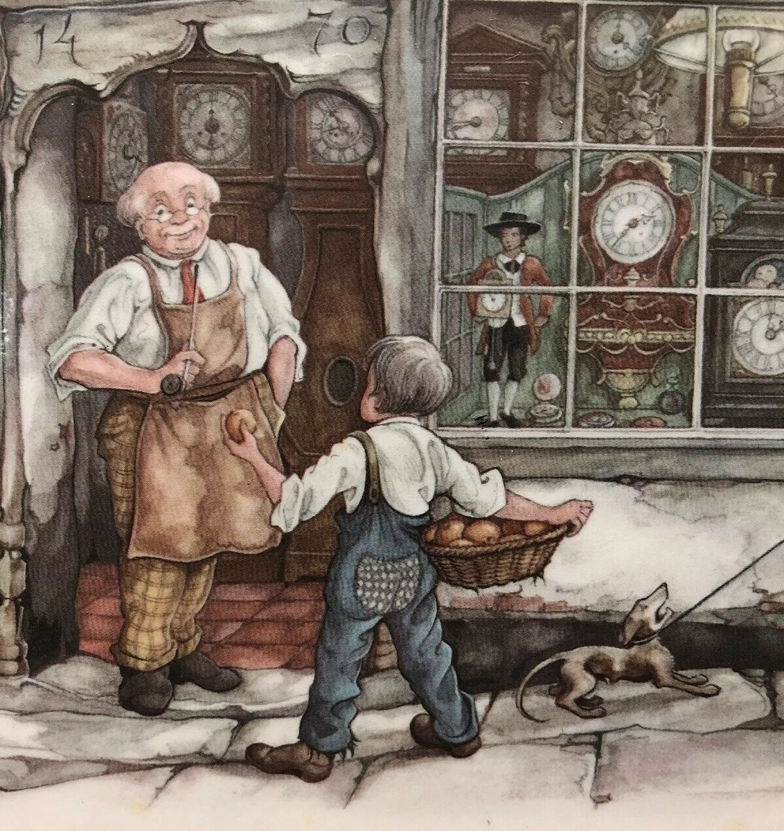Anton Pieck Wall Hanging Prints 12x9