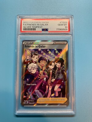 PSA 10 GEM MINT Friends In Galar TG23/TG30 Silver Tempest FA UR