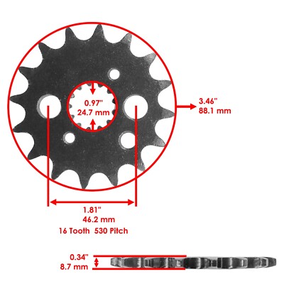 Drive Chain & Sprockets Kit Fits KAWASAKI ZX900B Ninja ZX9R 1994