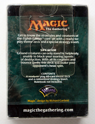 MTG 2003 Magic The Gathering Advanced Level Core Set Sky Slam Deck
