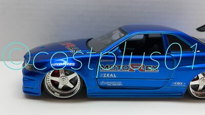 JADA DUB CITY 2002 NISSAN SKYLINE GT R R34 1:24 BLUE MOTOREX ## | eBay