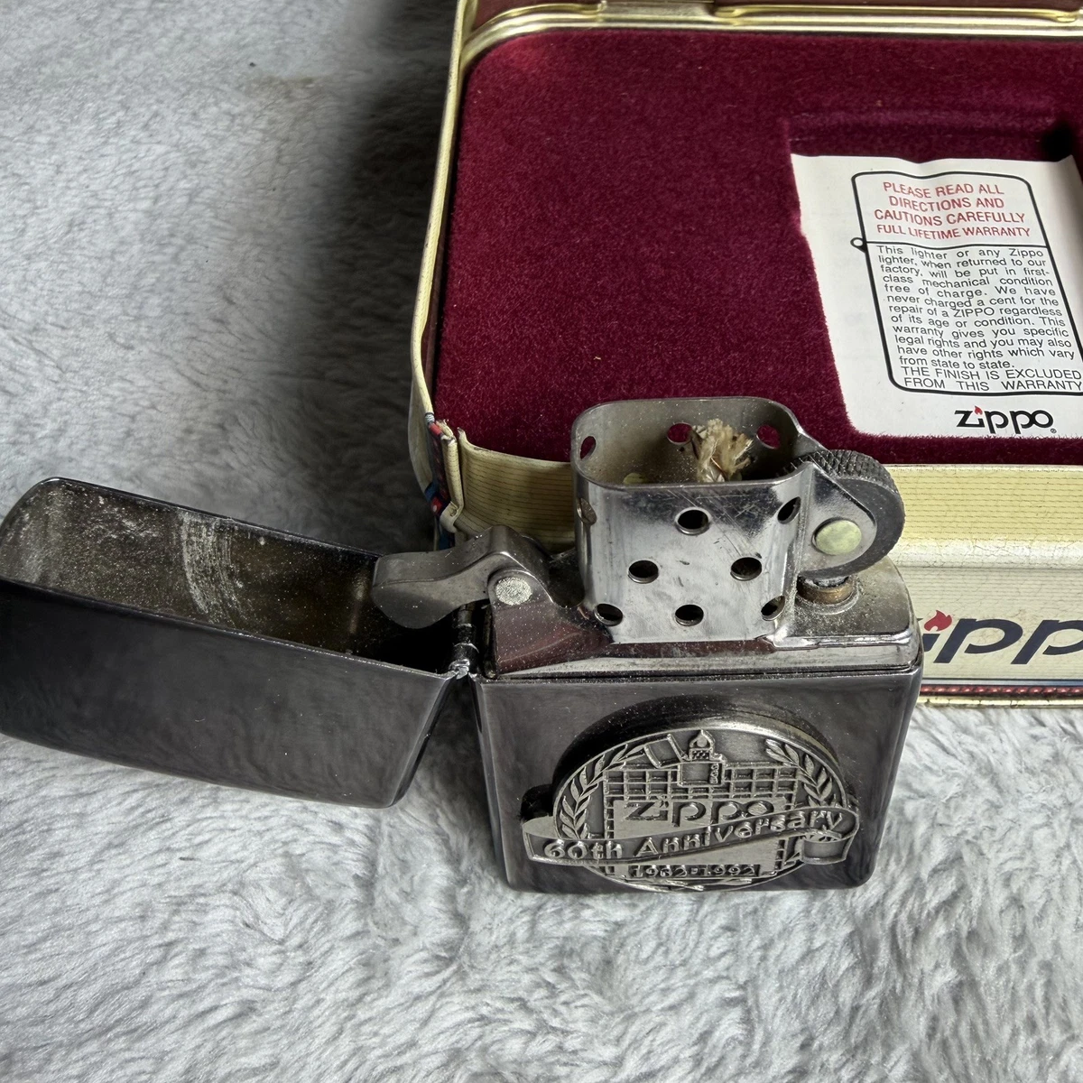 Zippo 60th Anniversary Lighter for sale | eBay