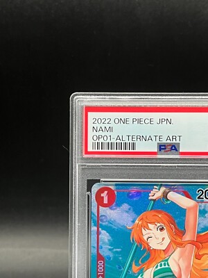 PSA 10 Nami Alt Art OP01-016 R Rare ROMANCE DAWN ONE PIECE Card