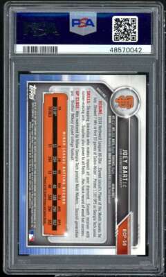 Joe Bart Rookie Card 2019 Bowman Prospects Chrome #50 PSA 9 | eBay