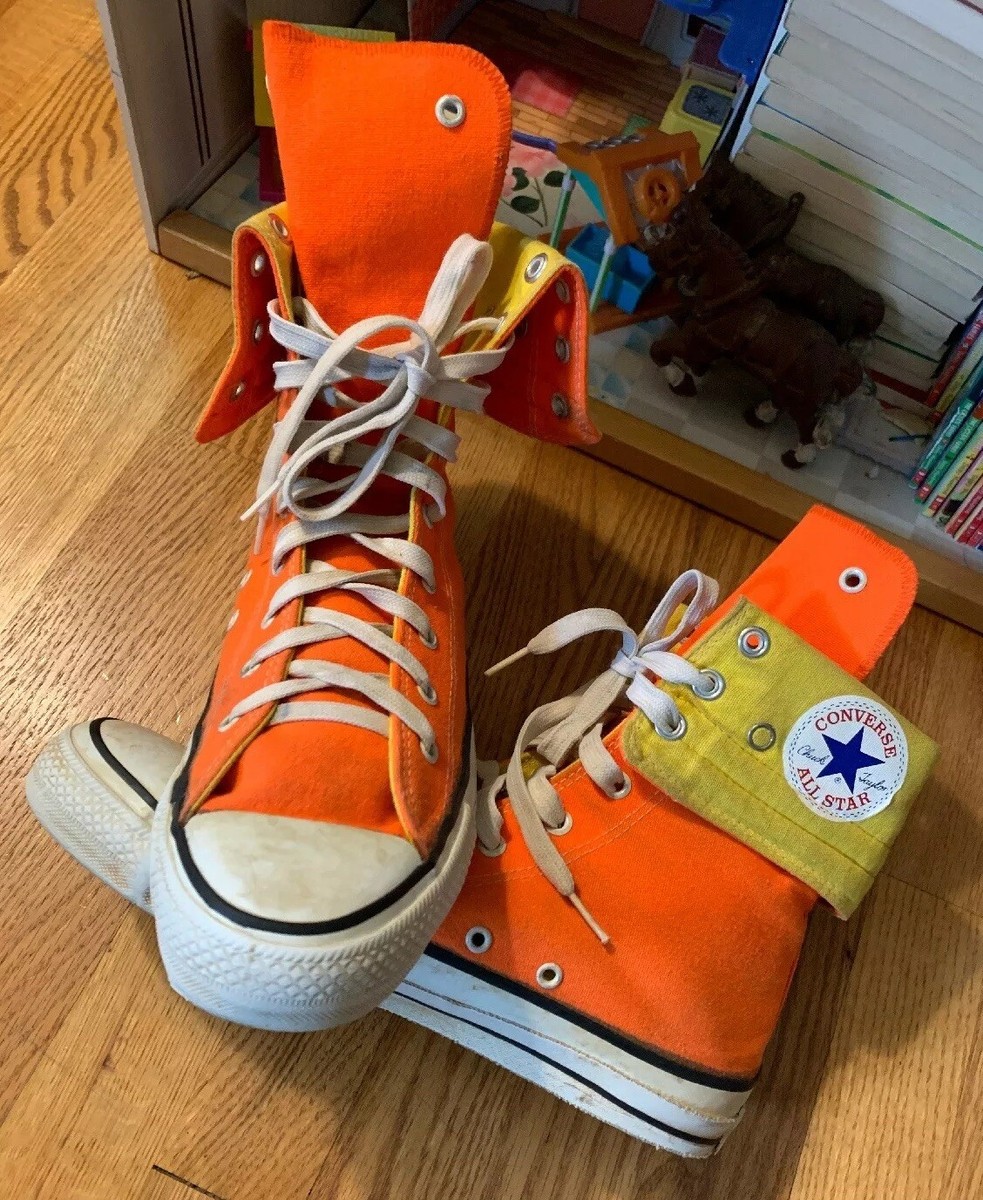 Vintage 70s 80s CONVERSE ALL STAR X - High Top Sneaker Shoes. Size