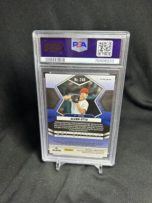 2022 Panini Mosaic Glenn Otto RC Silver Prizm SP No. 248 Texas