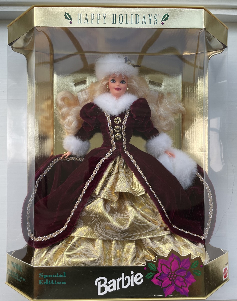 Happy Holidays Special Edition Christmas Barbie Doll Mattel