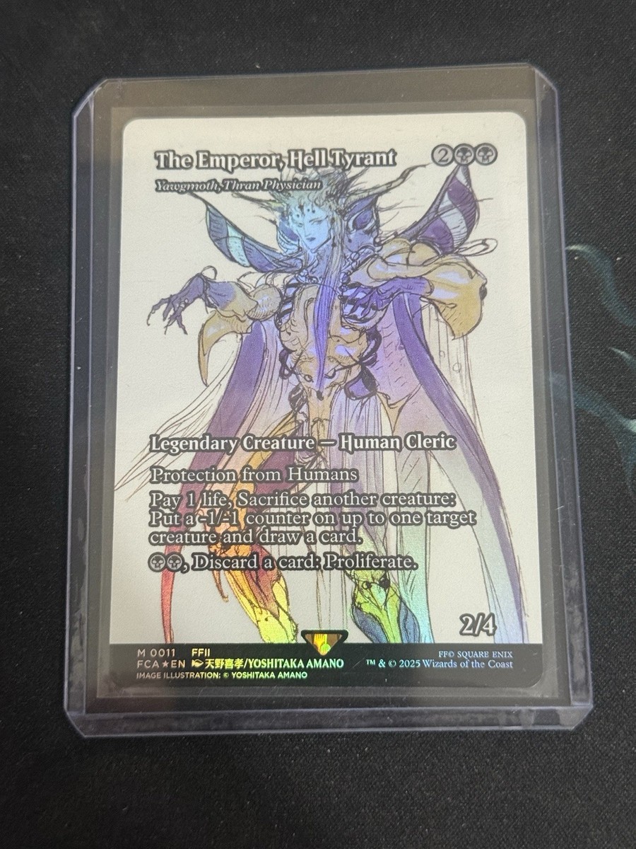 2025 MTG FINAL FANTASY The Emperor, Hell Tyrant / Yawgmoth, Thran